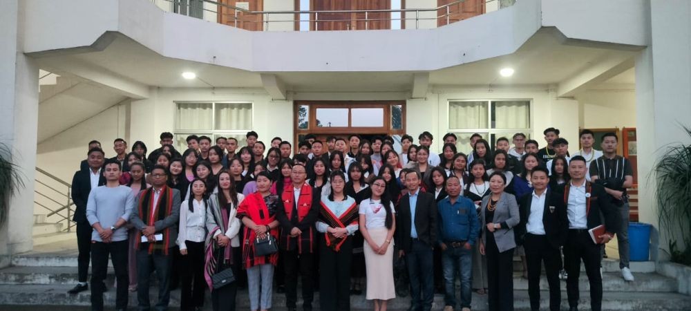 New Reserve Youth Organization during felicitation programme for HSLC and HSSLC 2024 at Police Union Baptist Church Multipurpose Hall on May 7. (Morung Photo)